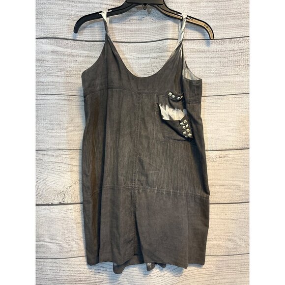 Seneca Rising Gray Dress With Studded Pocket & Tie-Dye Size 0 - Picture 1 of 6